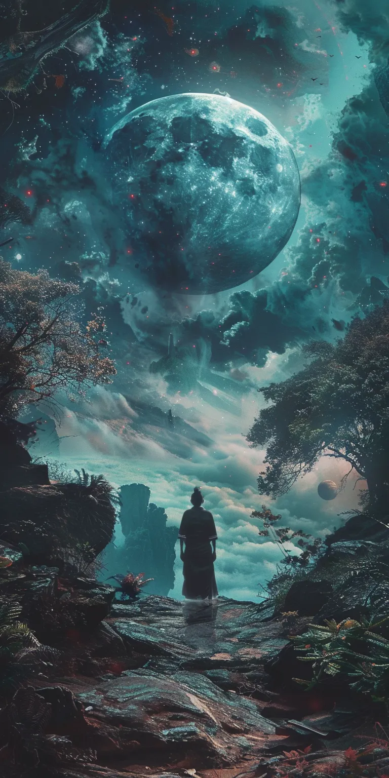 jjk wallpapers evergarden, universe, earth, avatar, planet