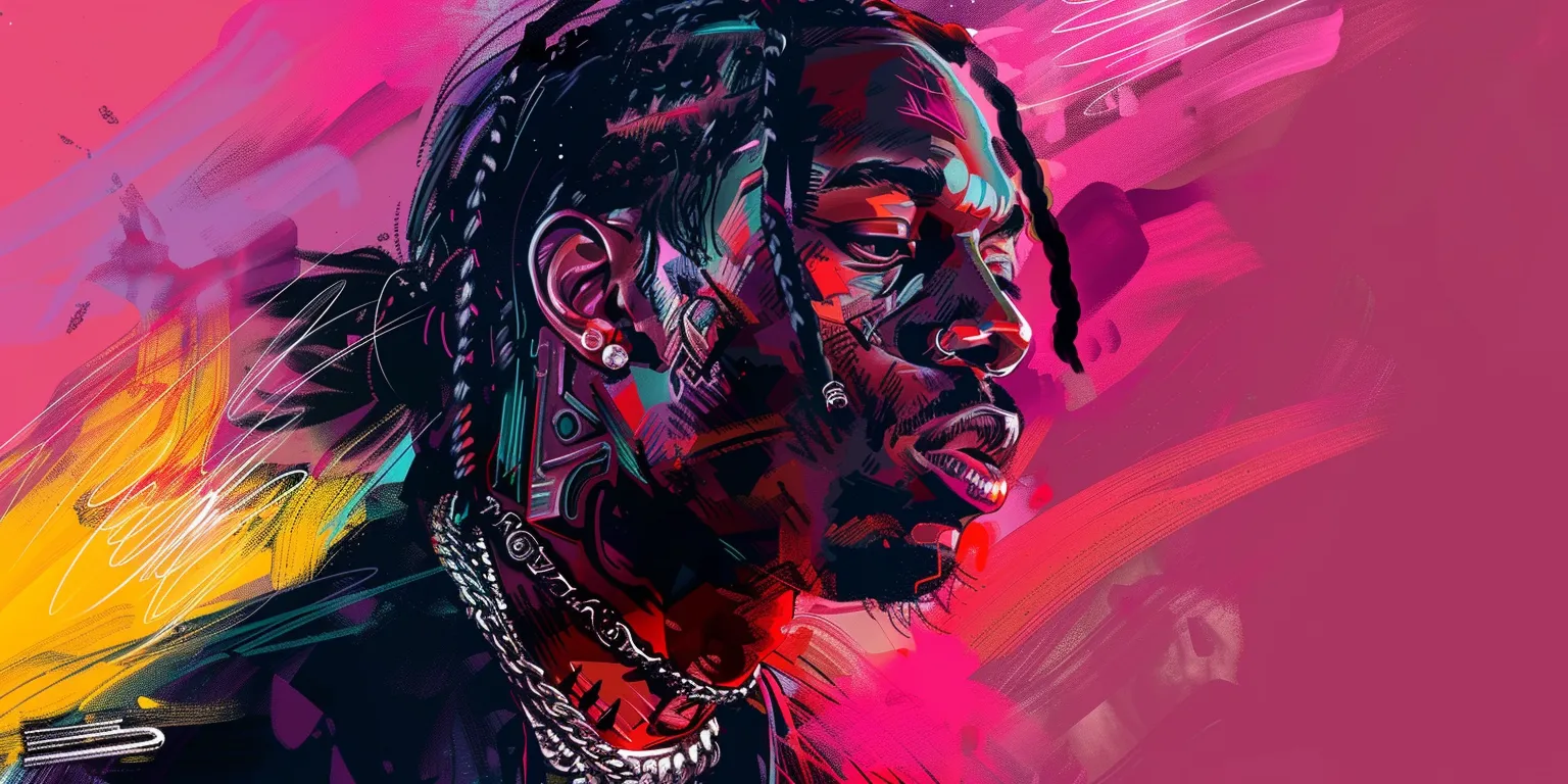 travis scott wallpaper iphone, style, 4K  2:1