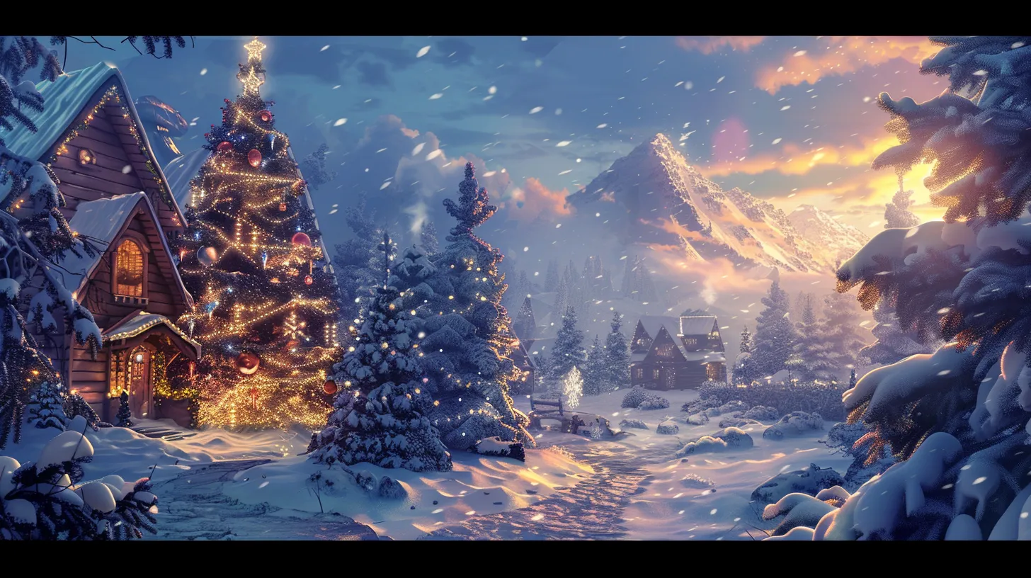 christmas wallpapers, wallpaper style, 4K, HD  16:9