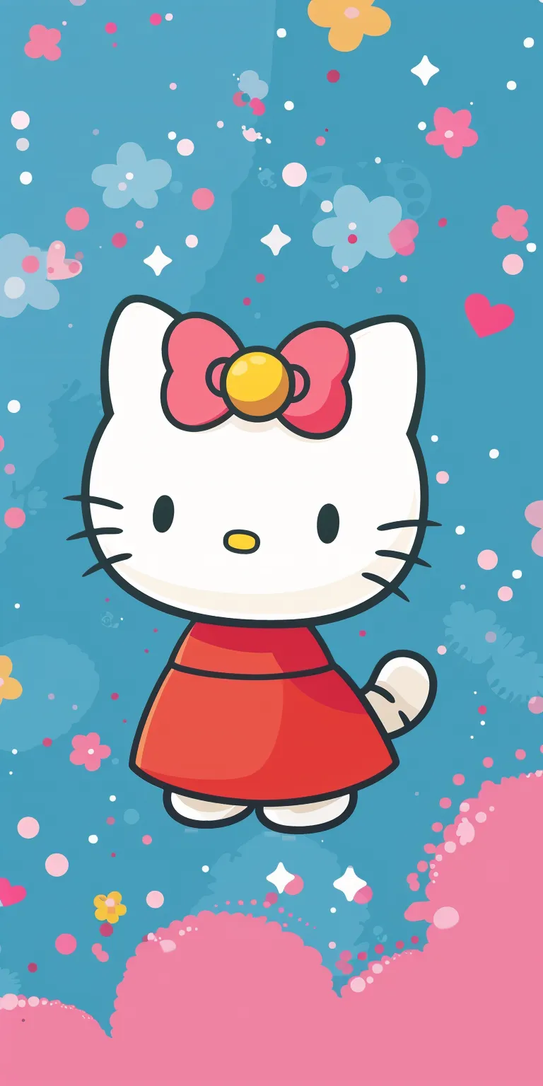 hello kitty wallpaper 4k, style, 4K  1:2