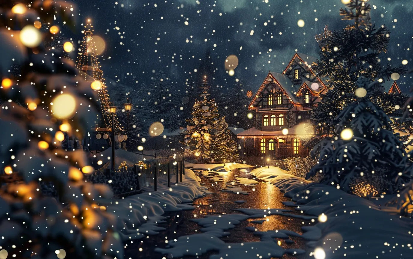 christmas wallpapers, wallpaper style, 4K, HD  8:5