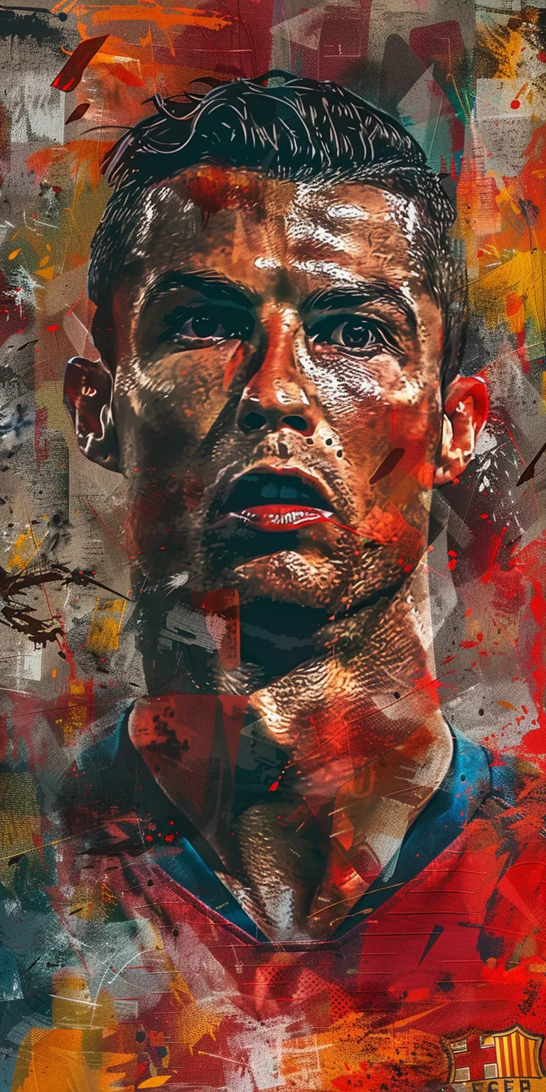 ronaldo wallpaper, wallpaper style, 4K  1:2