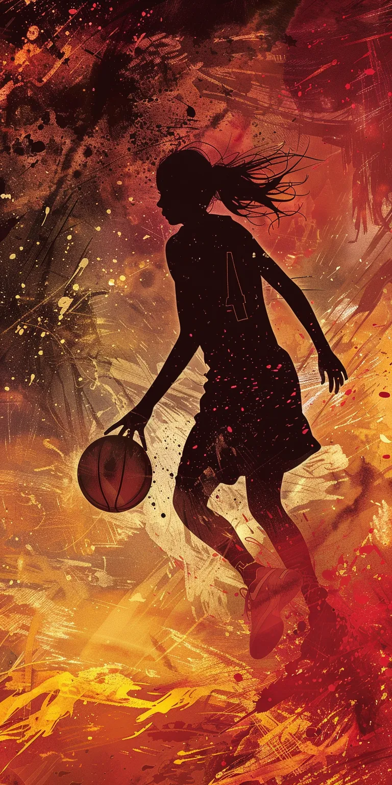 basketball wallpapers for girls, wallpaper style, 4K  1:2