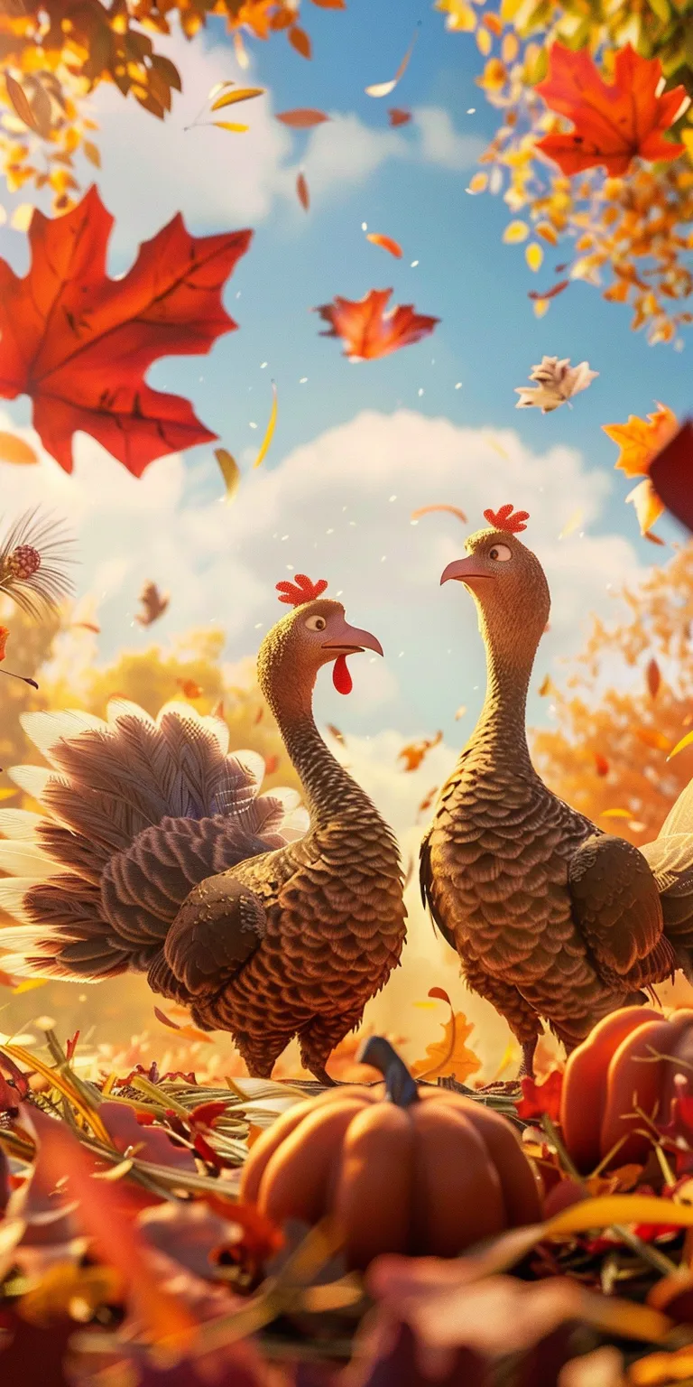 thanksgiving wallpaper movie, style, 4K  1:2