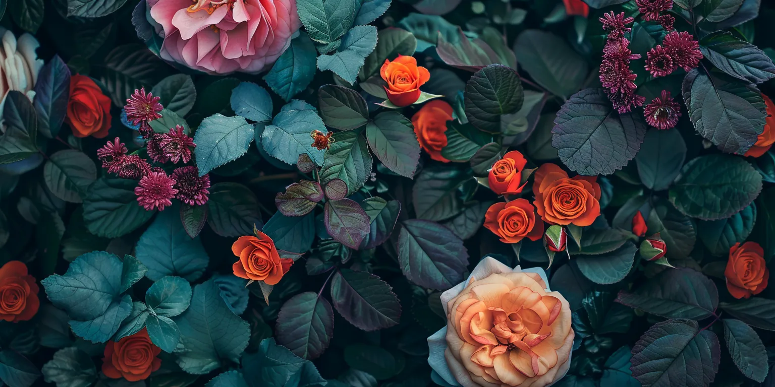 wallpapers with flowers, wallpaper style, 4K  2:1