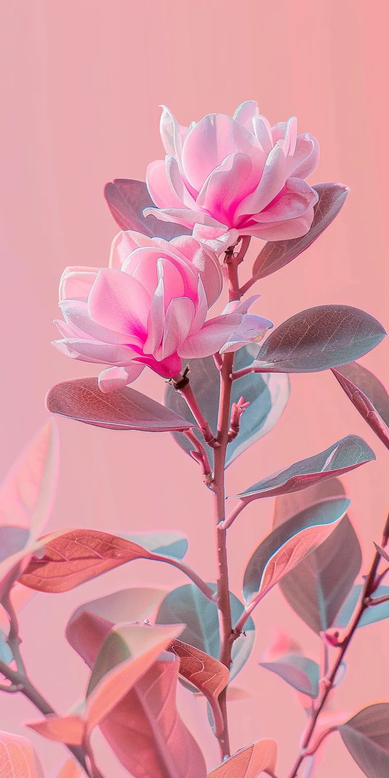 light pink background aesthetic, wallpaper style, 4K  1:2