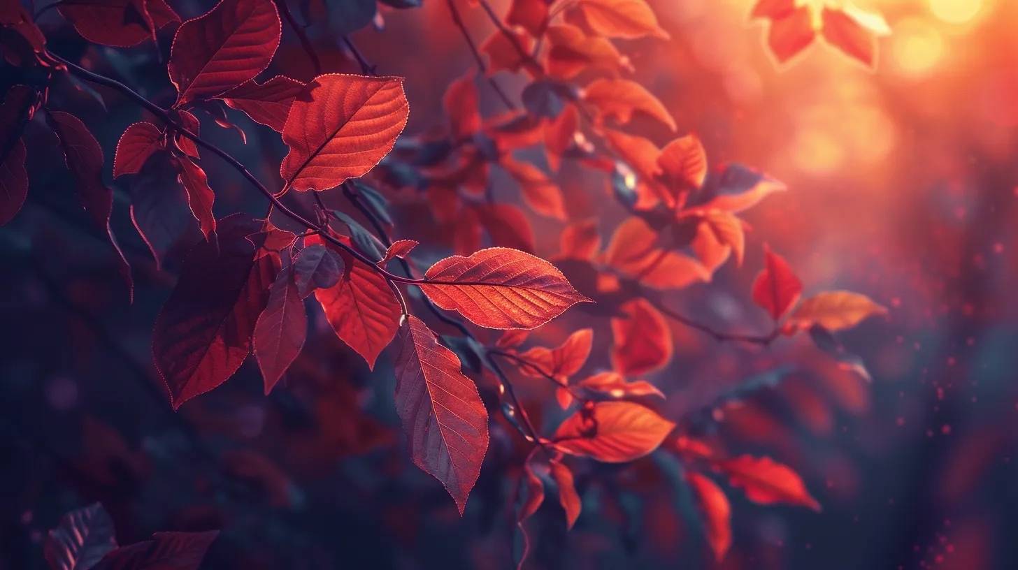 fall background, wallpaper style, 4K  16:9