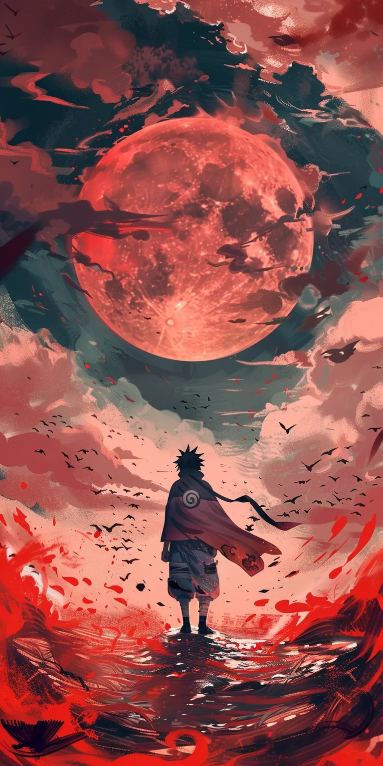 naruto wallpapers, wallpaper style, 4K  1:2