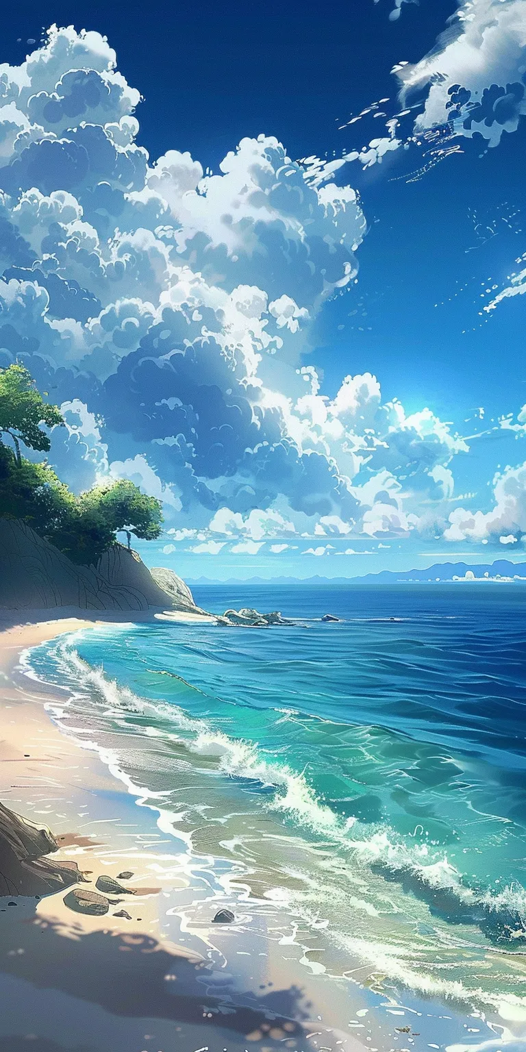 summer backgrounds for computer, wallpaper style, 4K  1:2