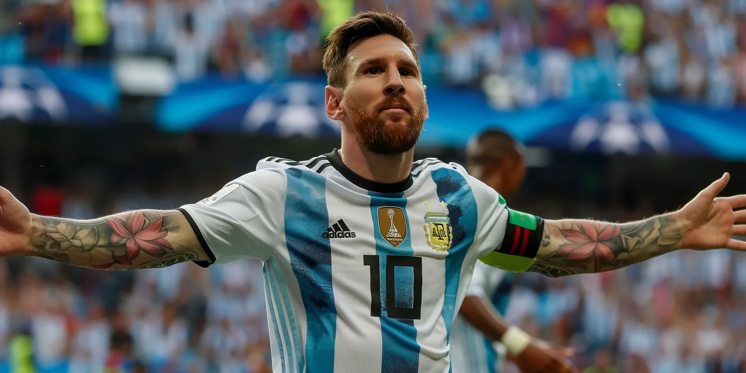 messi wallpaper world cup, style, 4K  2:1