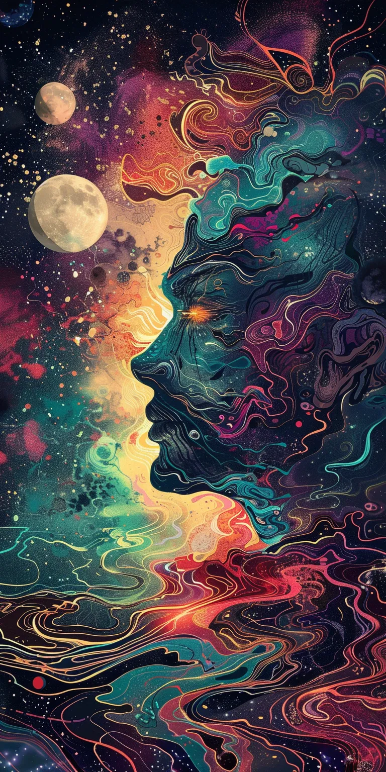 trippy wallpaper 1080x1920, universe, psychedelic, galaxy, space