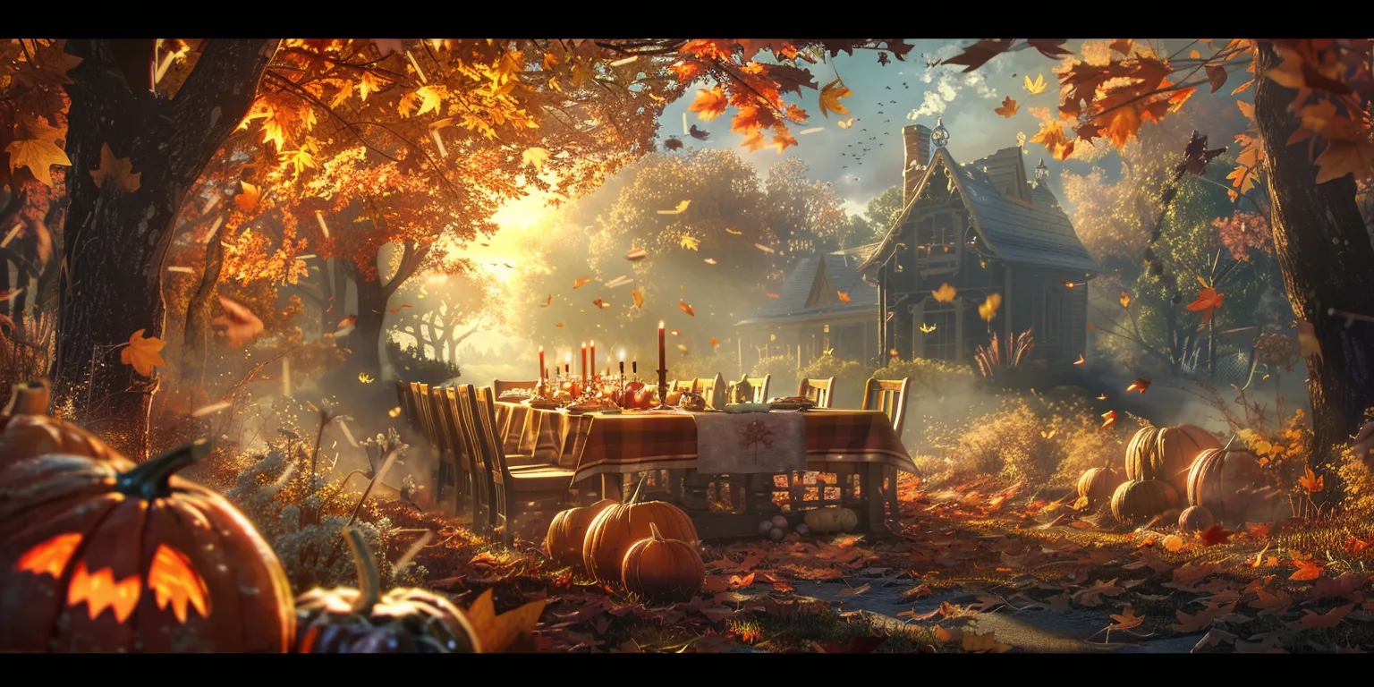 thanksgiving wallpaper aesthetic, style, 4K  2:1