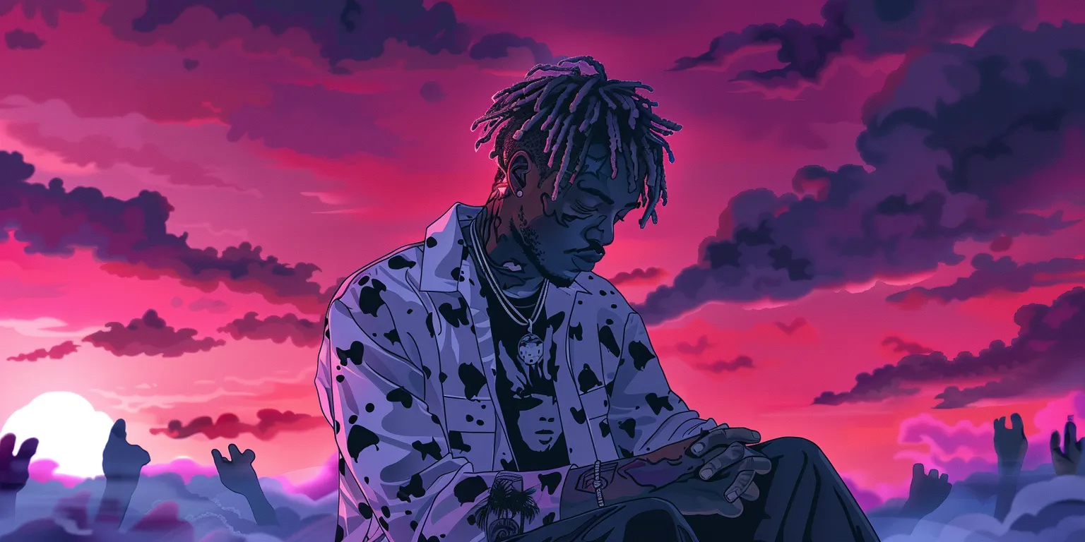 juice wrld wallpaper 999, style, 4K  2:1