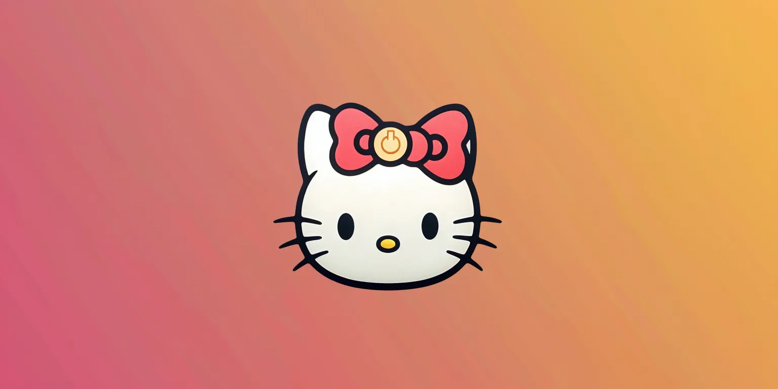 hello kitty background computer, wallpaper style, 4K  2:1