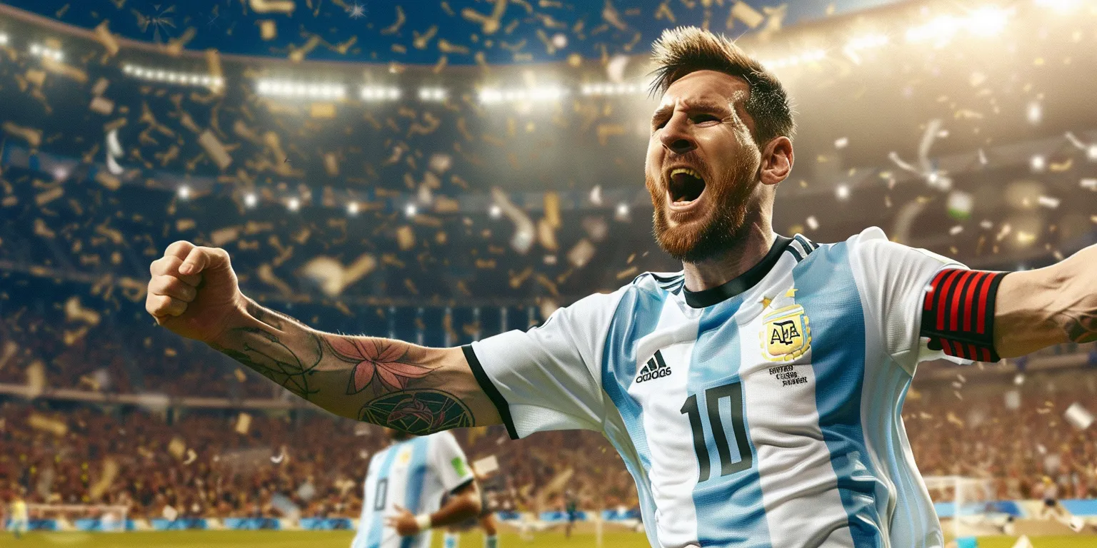 messi wallpaper world cup, style, 4K  2:1