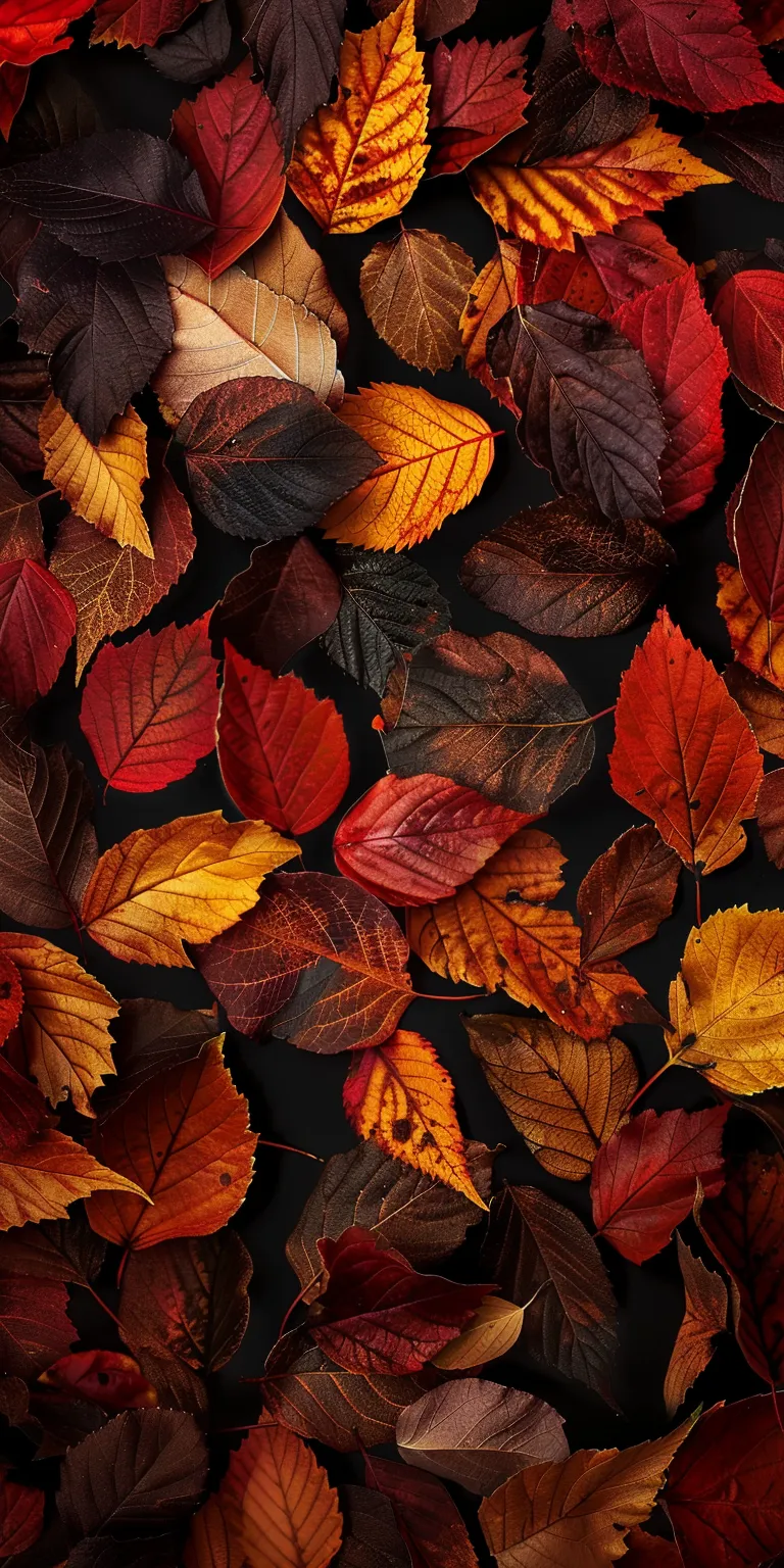 fall background images, wallpaper style, 4K  1:2