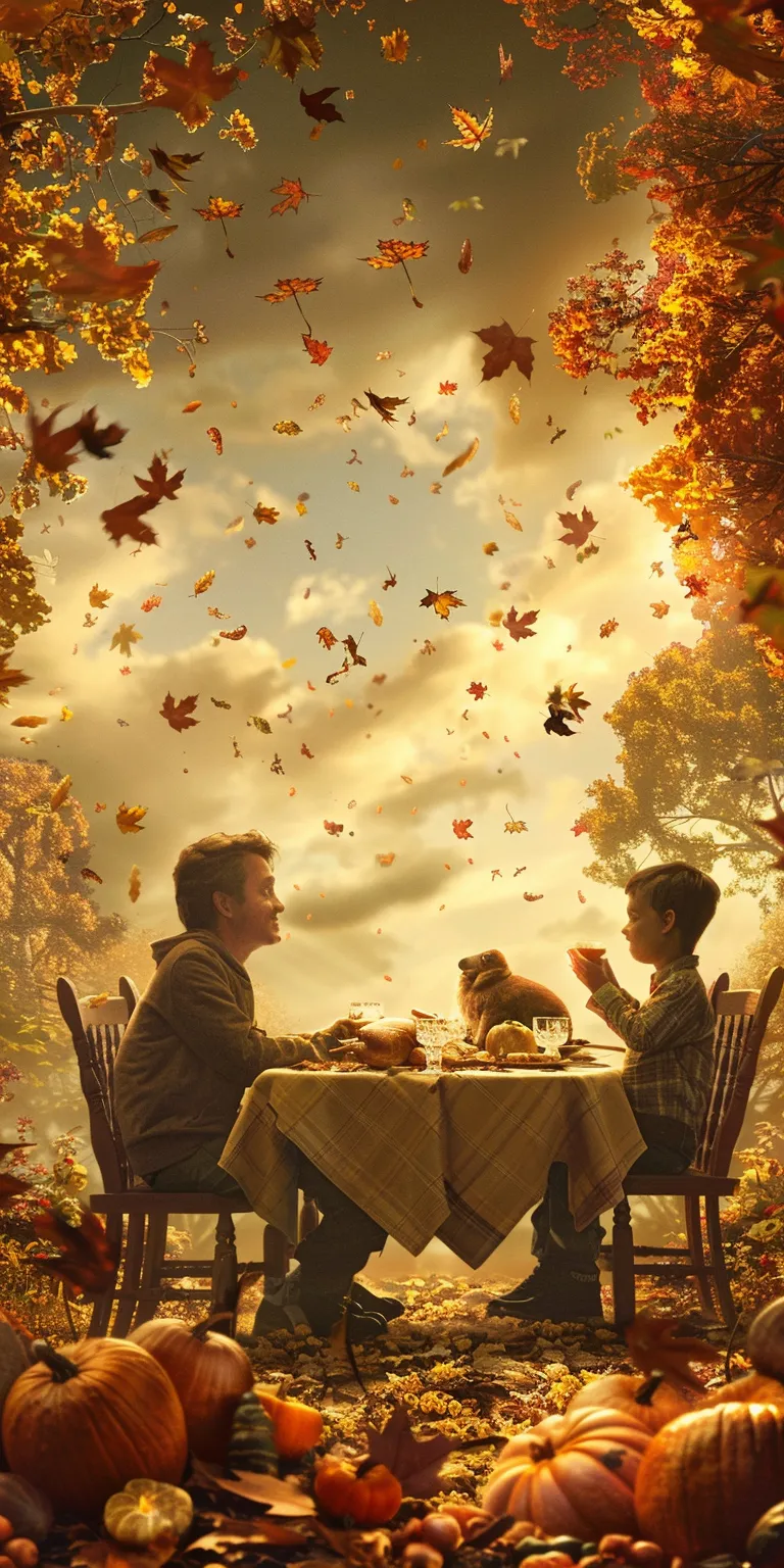 thanksgiving wallpaper movie, style, 4K  1:2