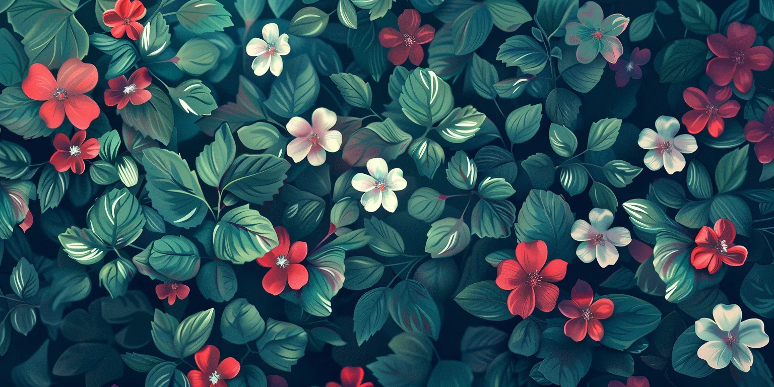 floral background floral, plants, botanical, wall, flowers