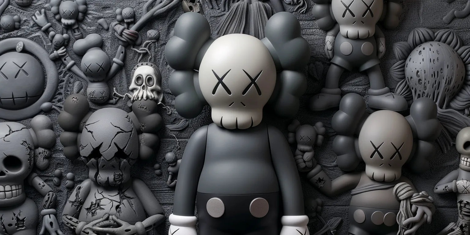 kaws wallpaper, wallpaper style, 4K  2:1