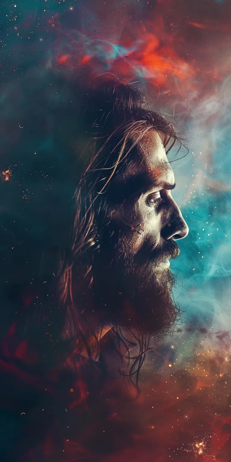 jesus wallpaper, wallpaper style, 4K  1:2