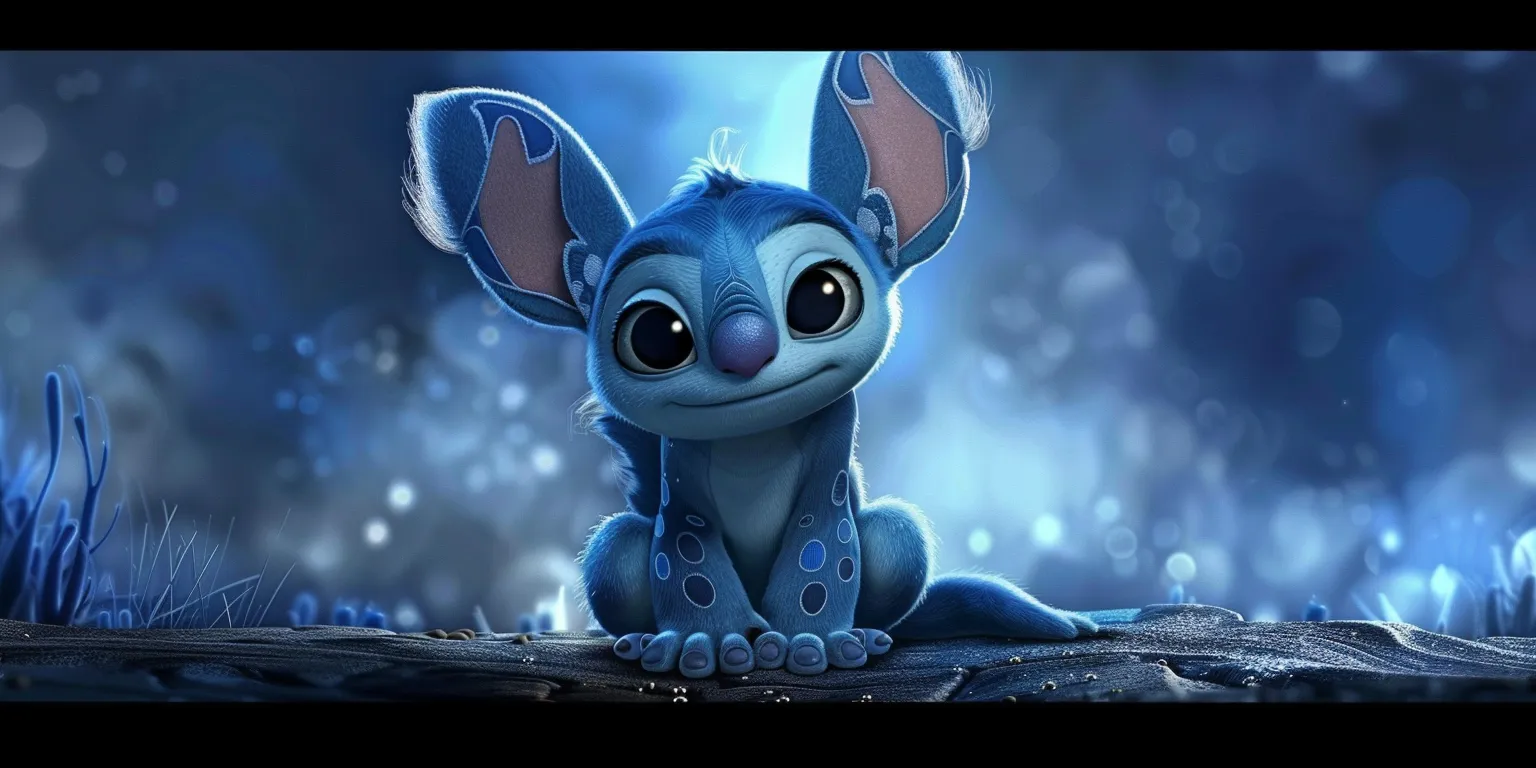 cute stitch wallpapers, wallpaper style, 4K  2:1