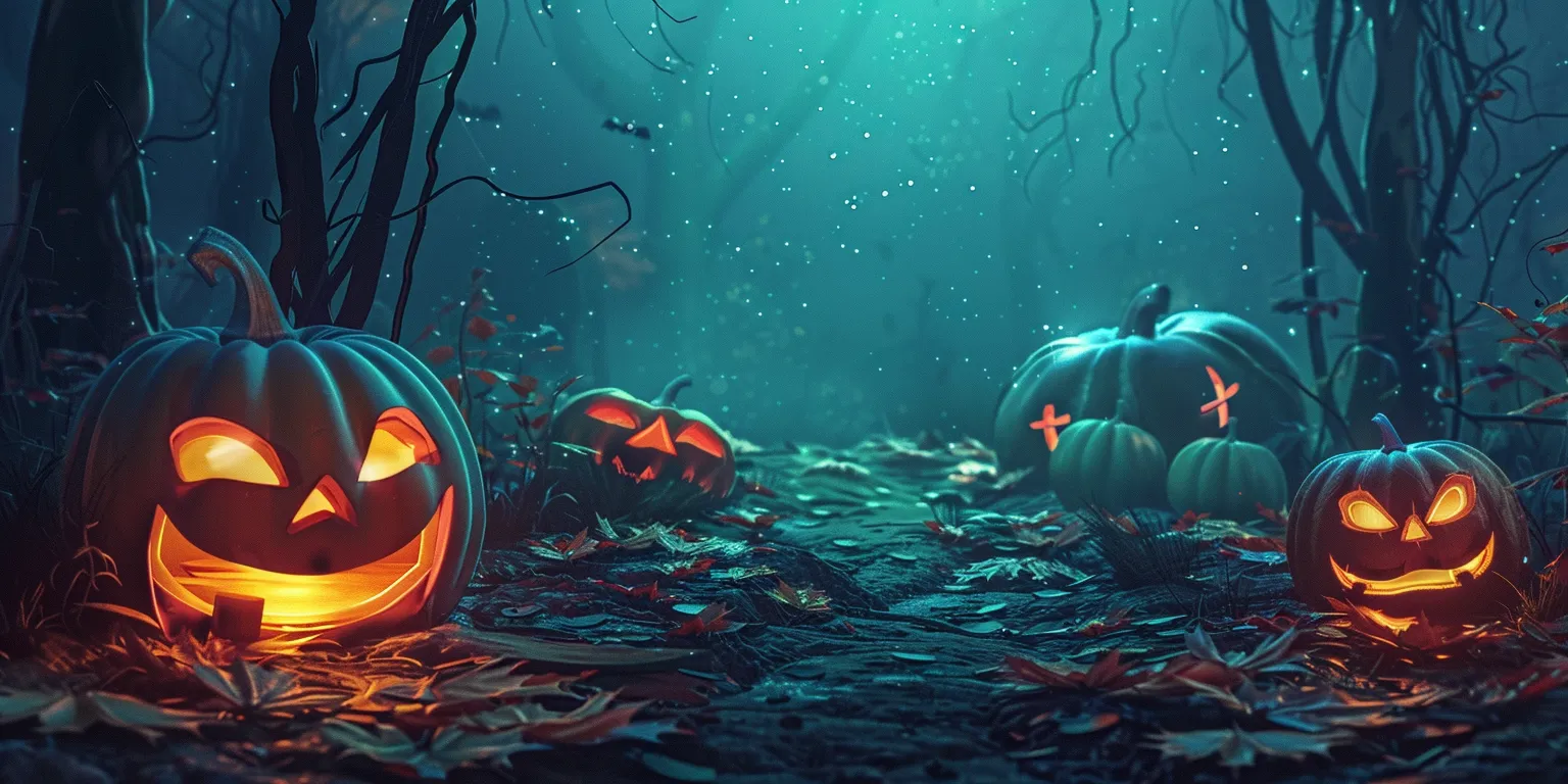 cute halloween wallpaper, style, 4K  2:1