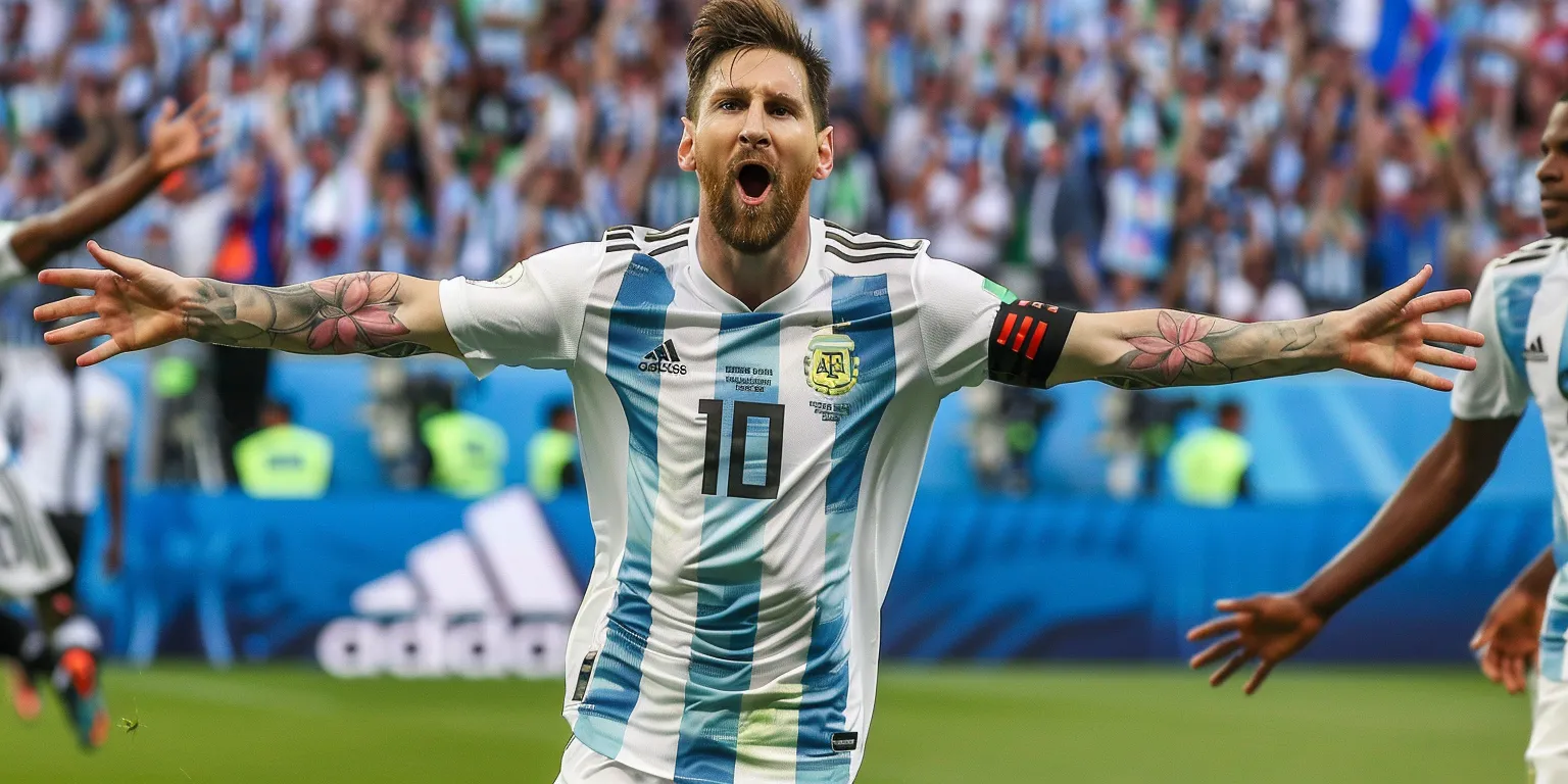 messi wallpaper world cup, style, 4K  2:1