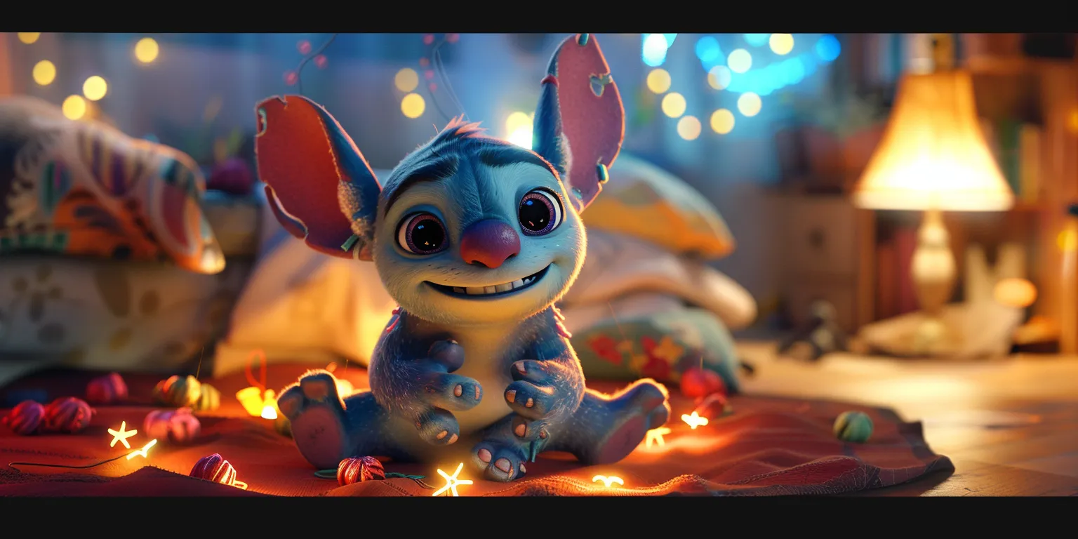 stitch wallpaper, wallpaper style, 4K  2:1