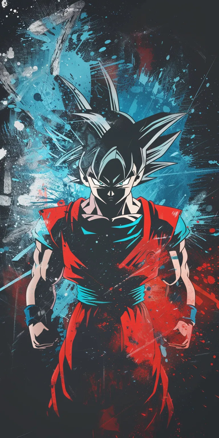 goku wallpapers for phone, wallpaper style, 4K  1:2
