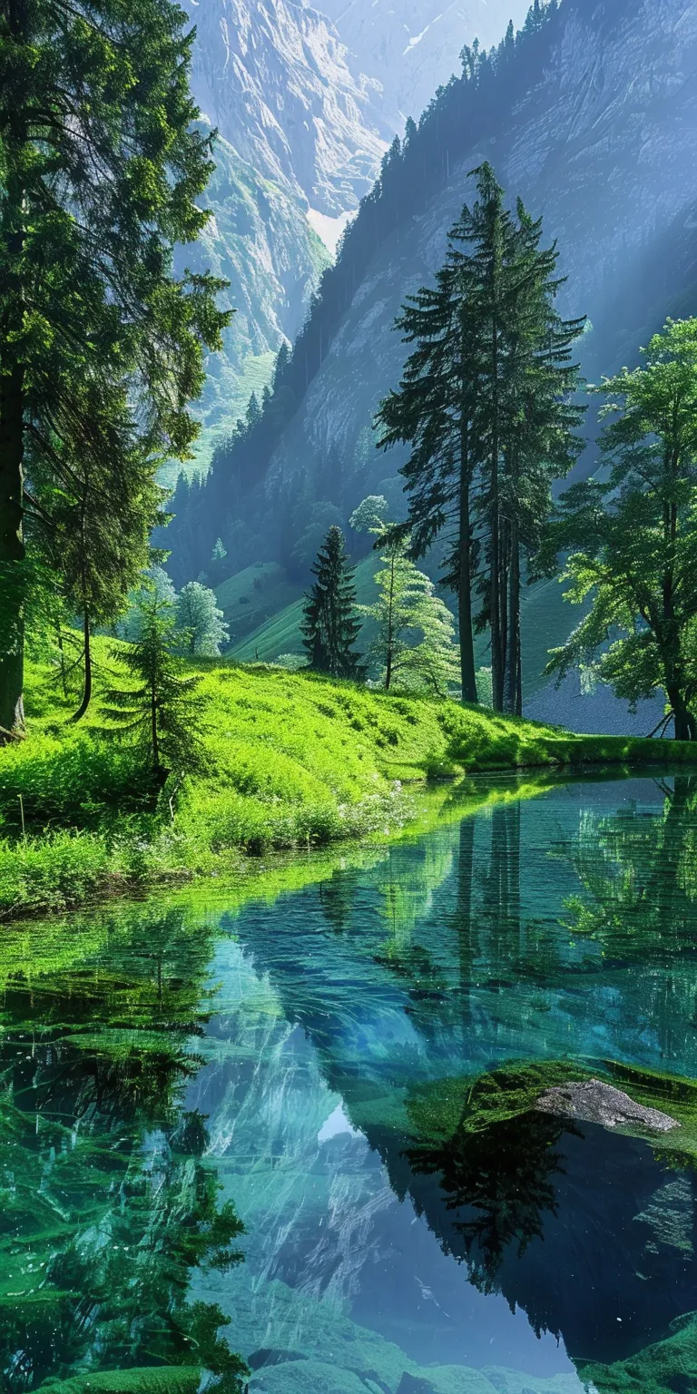 nature wallpapers for computer, wallpaper style, 4K  1:2