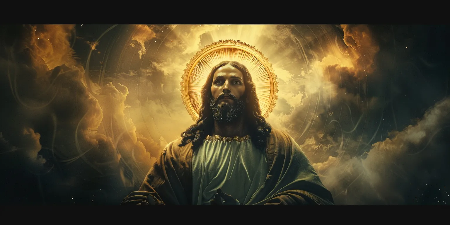 god wallpaper jesus, style, 4K  2:1