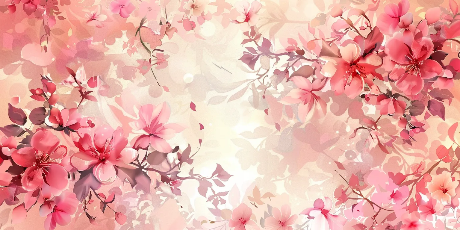 floral background blossom, sakura, floral, wall, spring