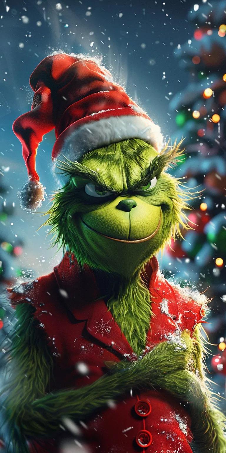 christmas wallpaper iphone grinch, style, 4K  1:2