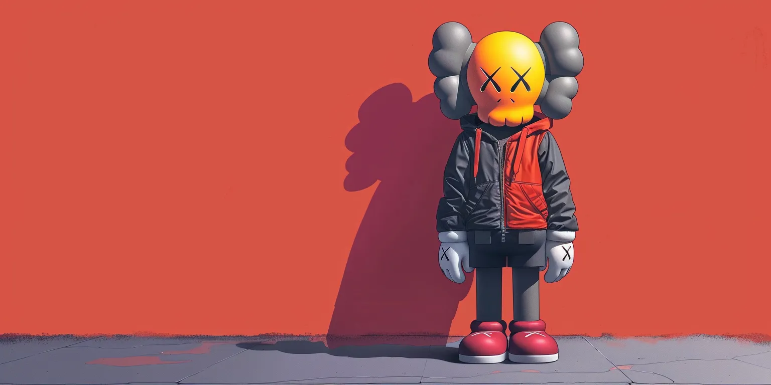 kaws wallpapers, wallpaper style, 4K  2:1