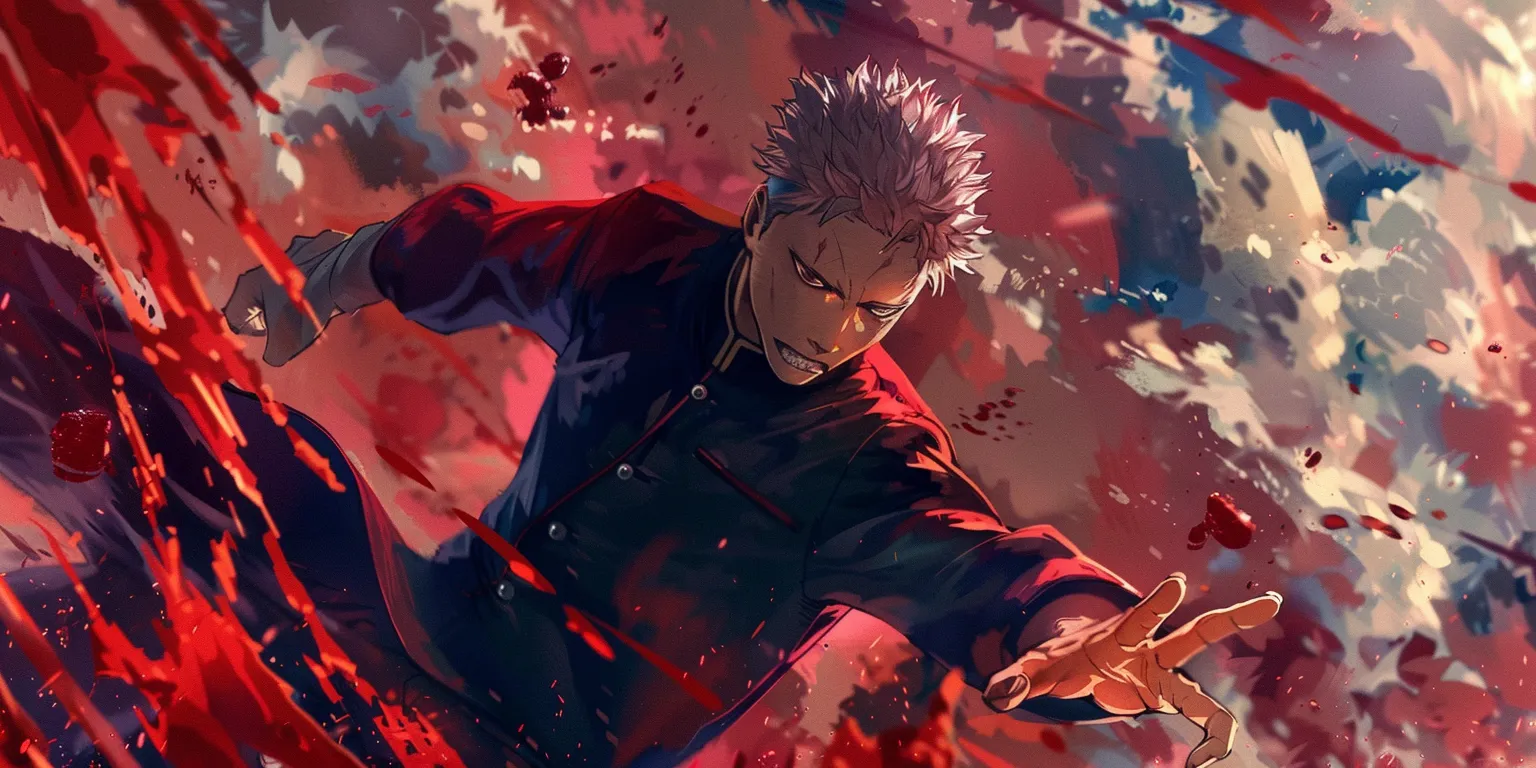 jujutsu kaisen wallpaper desktop, style, 4K  2:1