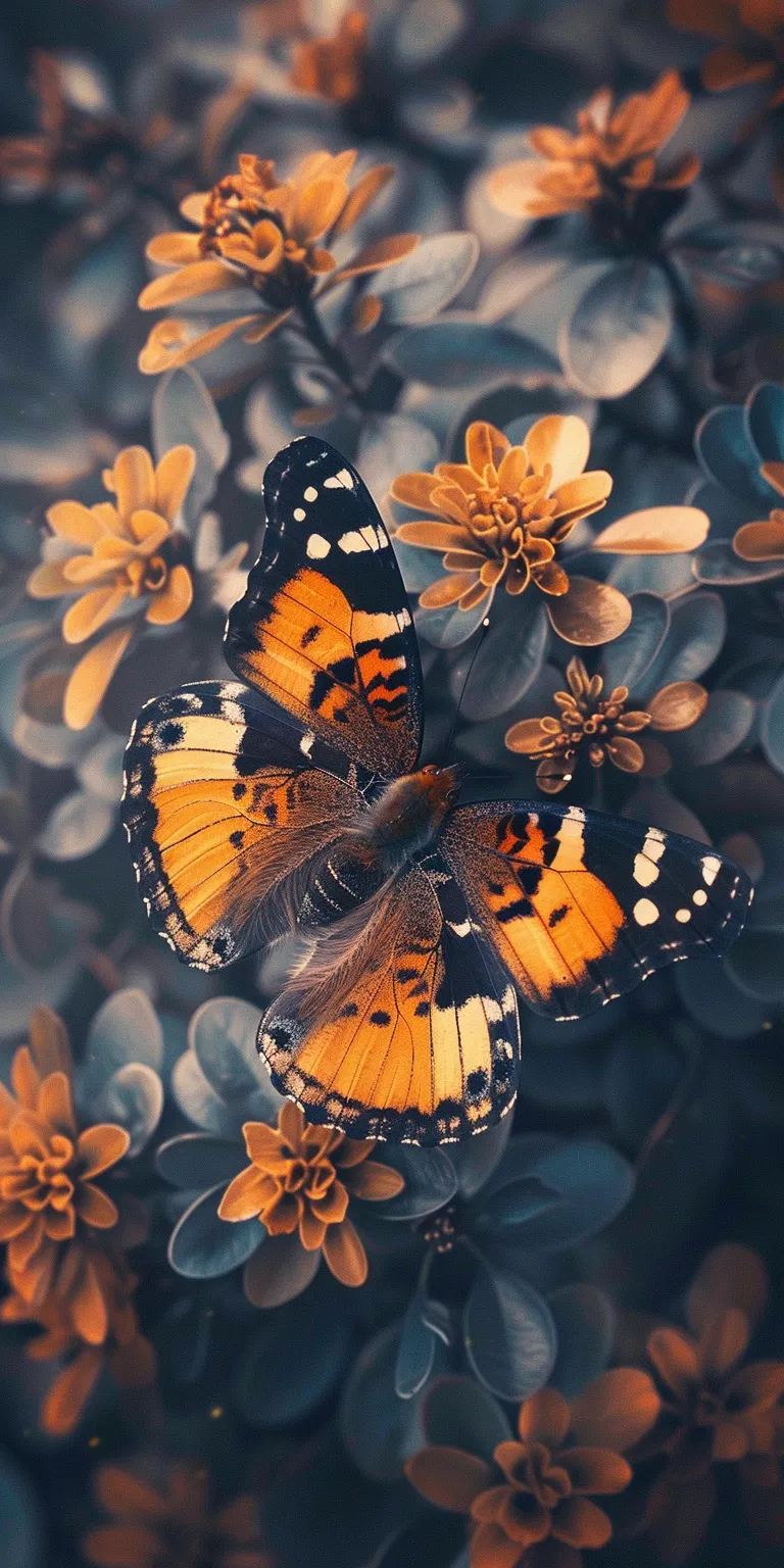 butterfly wallpaper laptop, style, 4K  1:2