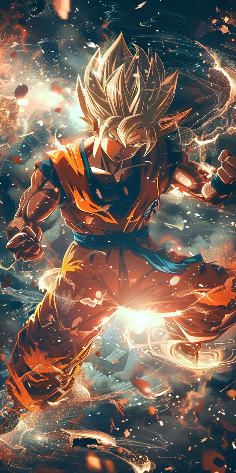 goku wallpapers for phone, wallpaper style, 4K  1:2