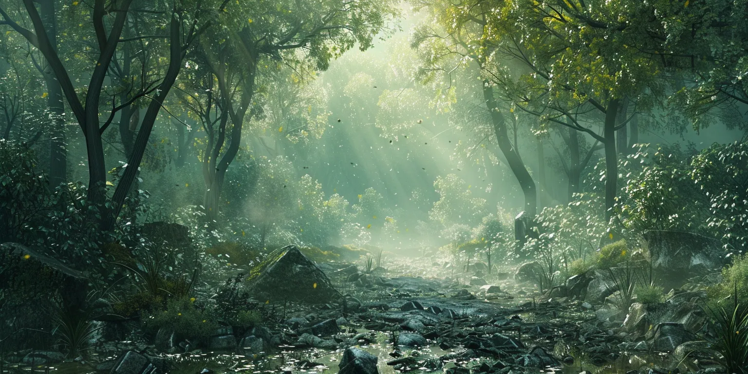 forest wallpaper forest, jungle, patrol, 3840x1080, evergarden