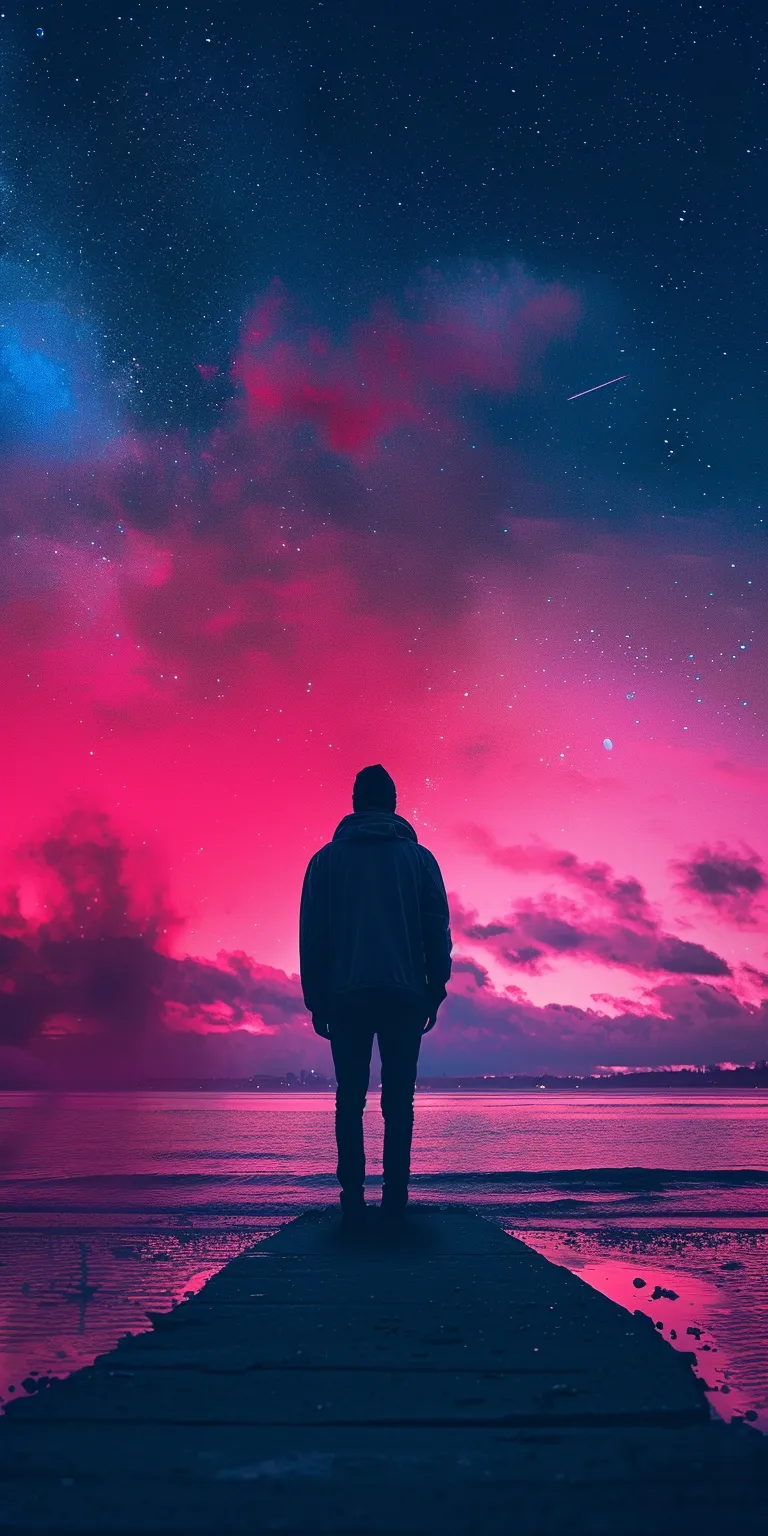 jjk wallpapers 1080x1920, 3840x1080, wall, synthwave, sky