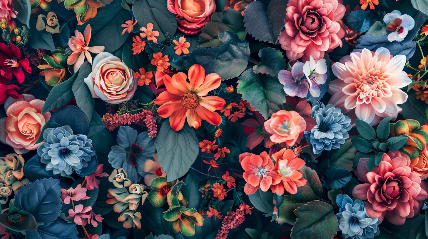 flower wallpaper, wallpaper style, 4K  16:9