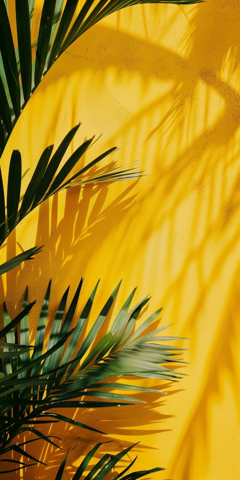 yellow background aesthetic, wallpaper style, 4K  1:2