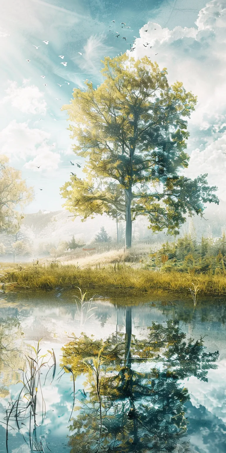 country wallpaper landscape, watercolor, evergarden, backgrounds, forest