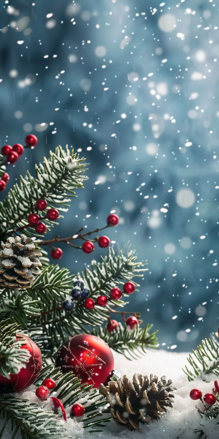 christmas background images, wallpaper style, 4K  1:2
