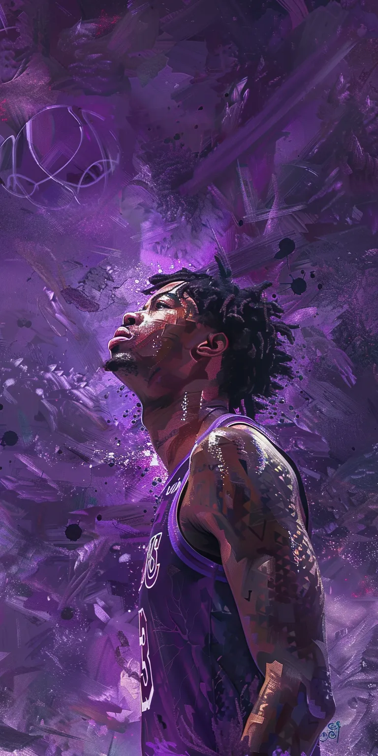 justin jefferson wallpapers carti, purple, iverson, art, bebop