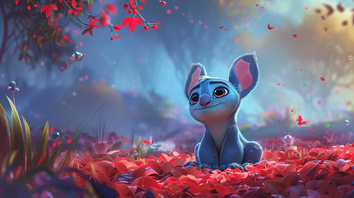 stitch wallpaper, wallpaper style, 4K  16:9