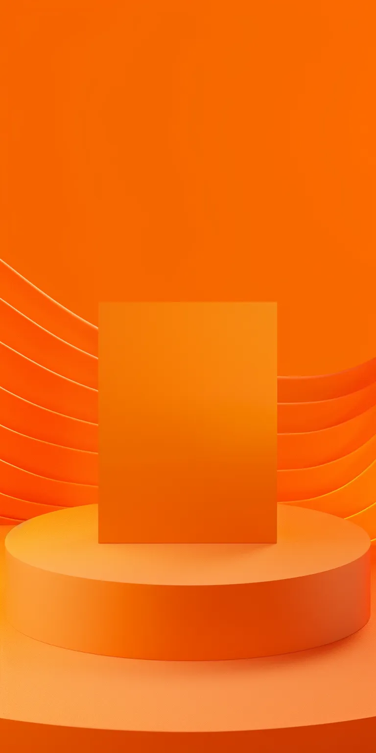 orange background aesthetic, wallpaper style, 4K  1:2