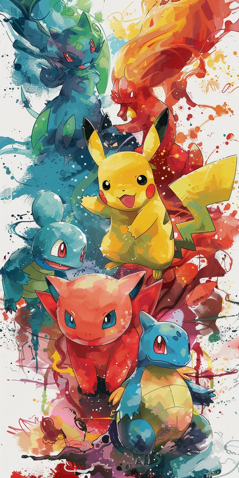 pokemon wallpaper phone, style, 4K  1:2