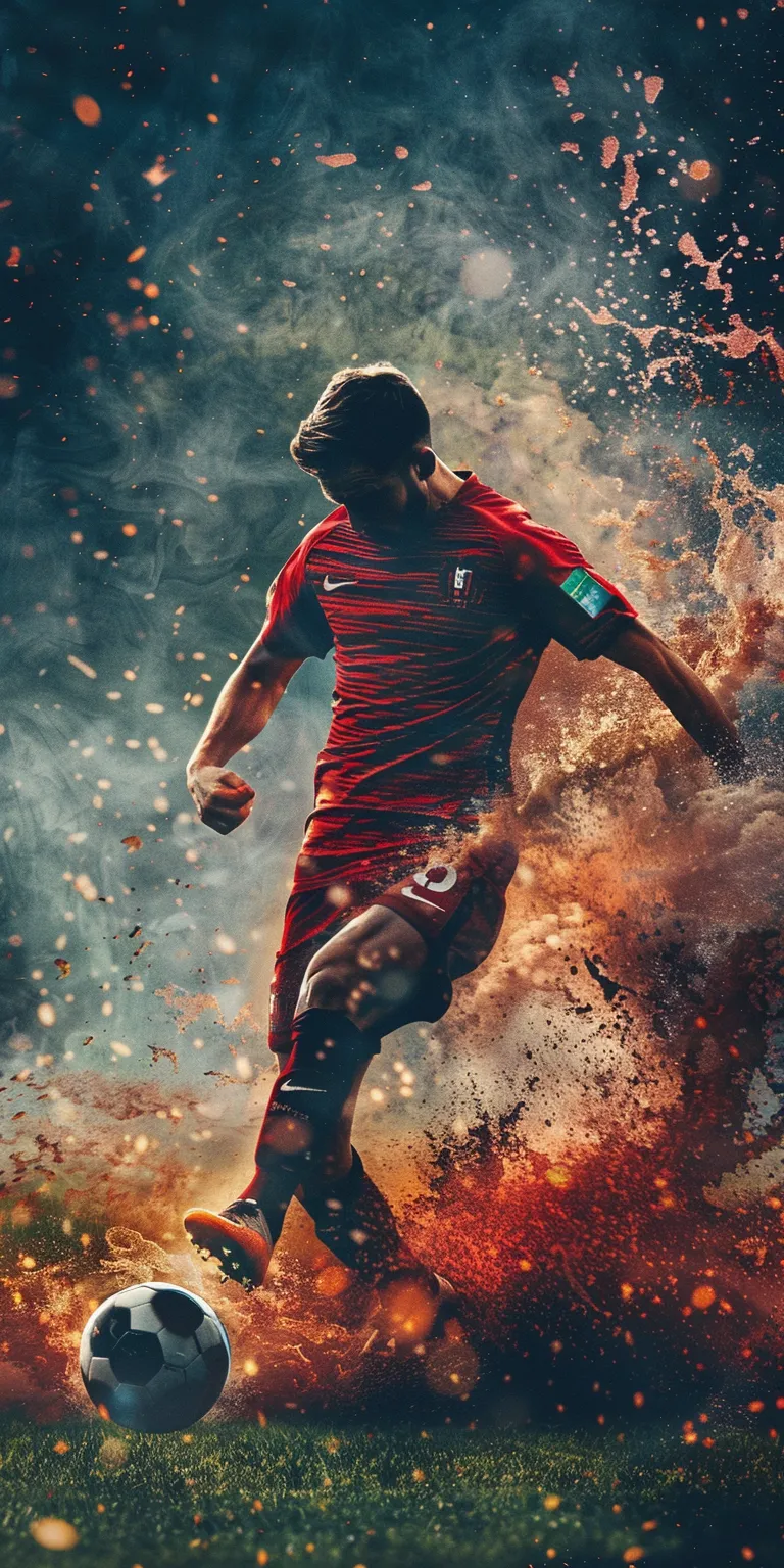 soccer wallpapers for phone, wallpaper style, 4K  1:2