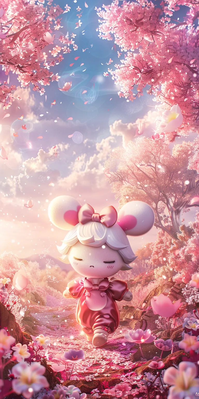 my melody wallpaper aesthetic, style, 4K  1:2