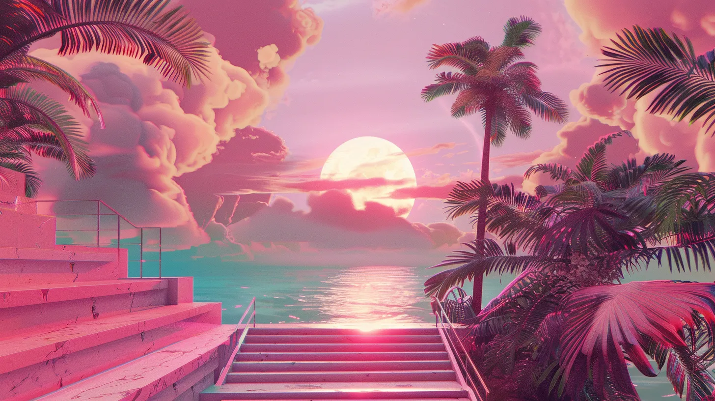 preppy wallpaper aesthetic, style, 4K  16:9